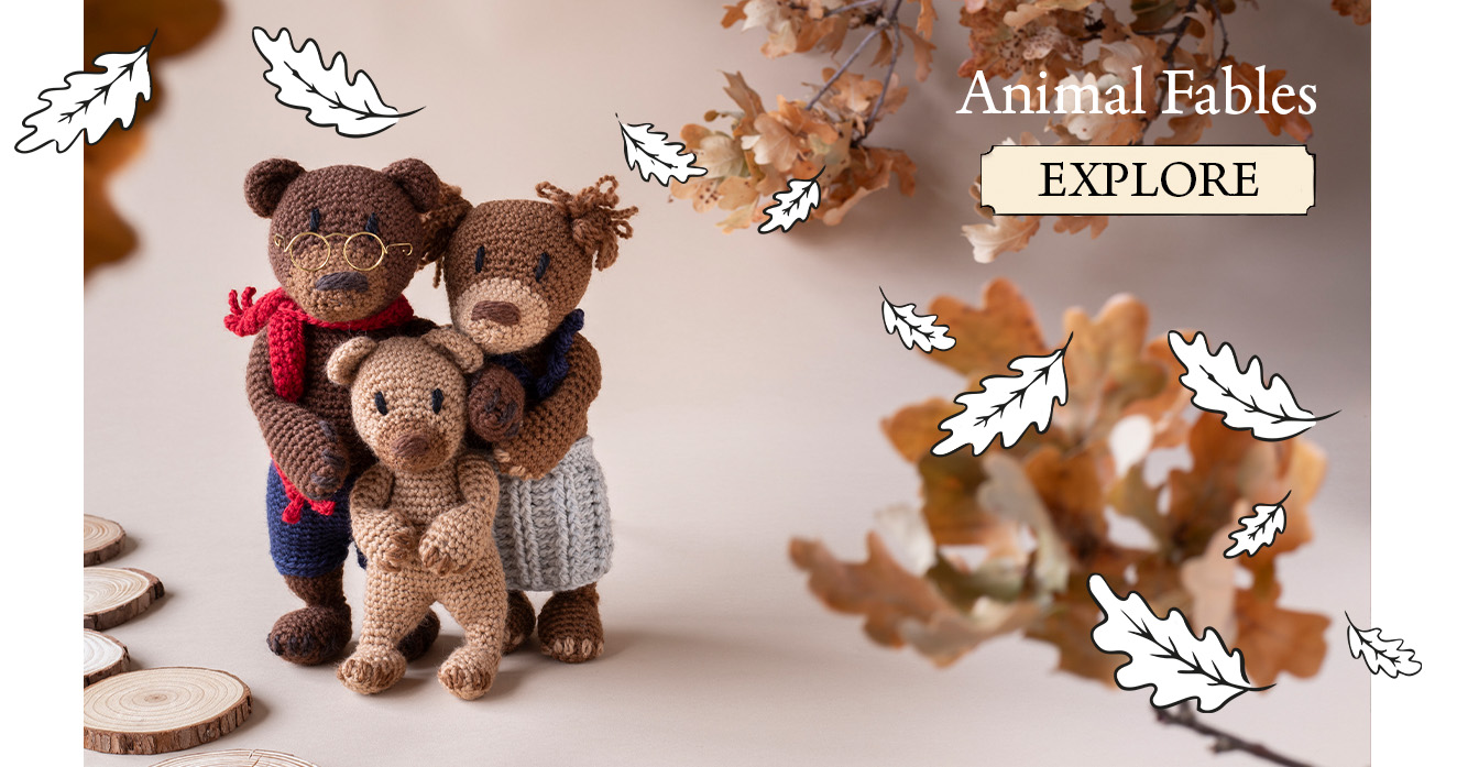 Crochet Fairy Tales Animal Fables pattern book by Kerry Lord